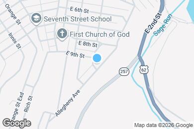 Map image of the property - 840 Allegheny Ave