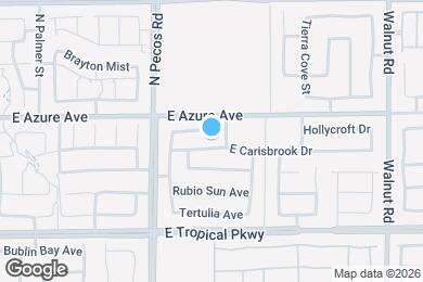 Map image of the property - 3552 E Carisbrook Dr
