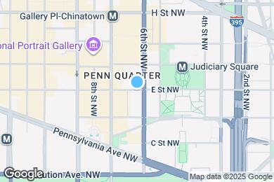 Map image of the property - 616 E St NW