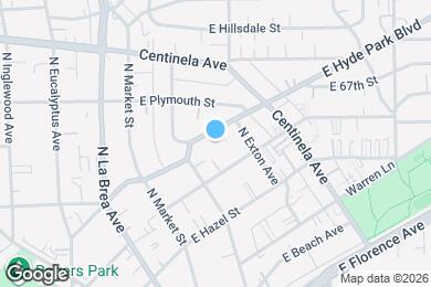 Map image of the property - 316 E Hyde Park Blvd