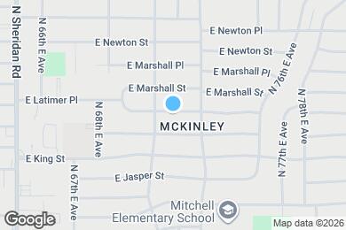 Map image of the property - 7122 E LATIMER PL