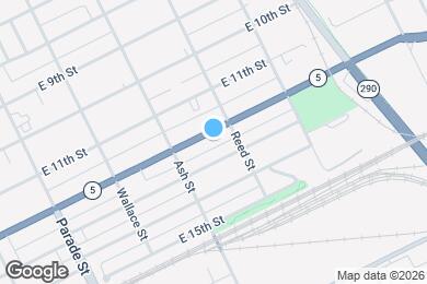 Map image of the property - 641 E 12th St
