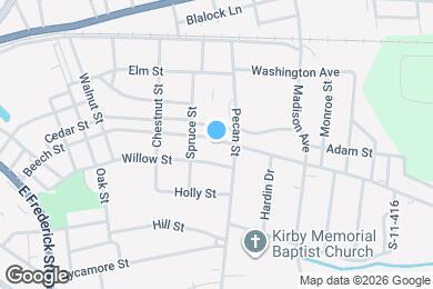 Map image of the property - 806 Beech St