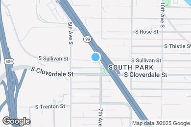 Map image of the property - 551 S Sullivan St