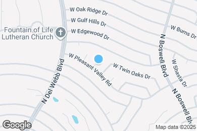 Map image of the property - 15607 N 105th Dr