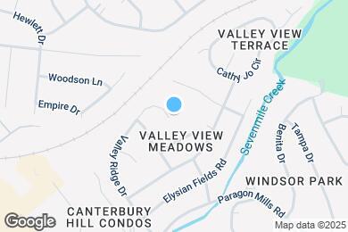 Map image of the property - 3703 Valley Ridge Dr