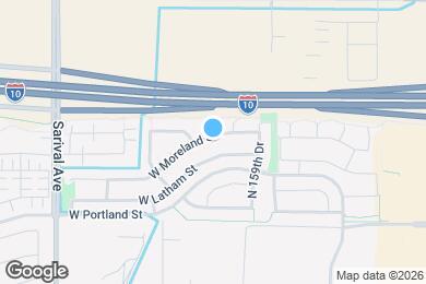 Map image of the property - 16007 W Moreland St