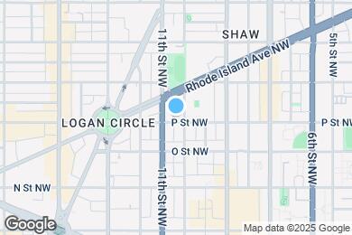 Map image of the property - 1003 P St NW