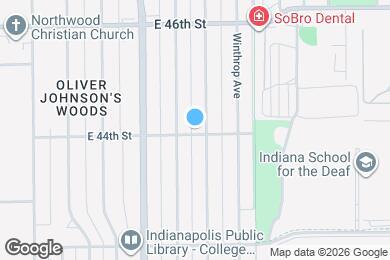 Map image of the property - 824 E 44th St