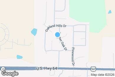 Map image of the property - 70 Center Oak Dr