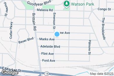 Map image of the property - 1777 Marks Ave