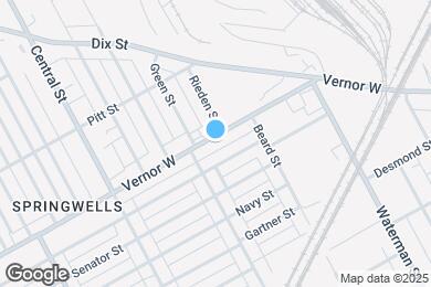 Map image of the property - 7121 W Vernor Hwy