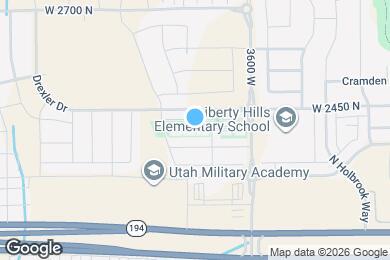 Map image of the property - 3795 W 2380 N