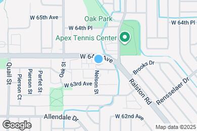 Map image of the property - 10594 W 63rd Ln