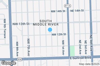 Map image of the property - 1205 NW 3rd Ave