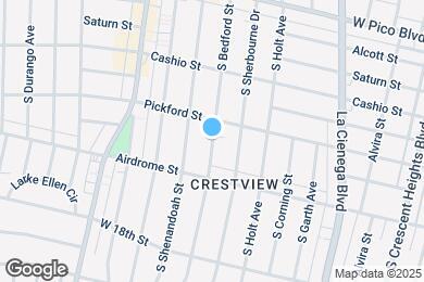 Map image of the property - 1623 S Bedford St