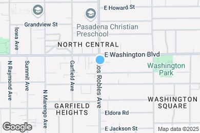 Map image of the property - 1288 N Los Robles Ave