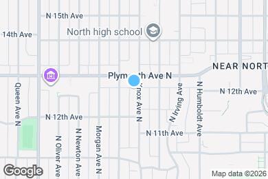Map image of the property - 1239 Knox Ave N