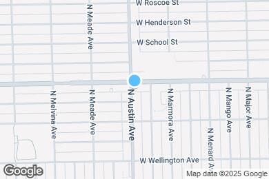 Map image of the property - 711 W Belmont Ave