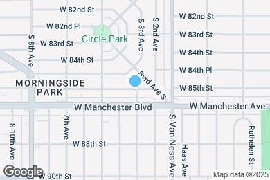 Map image of the property - 2500 W 85th St