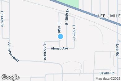 Map image of the property - 4457 E 154th St