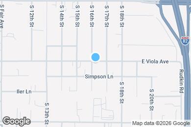 Map image of the property - 1601 S 16th St