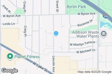 Map image of the property - 627 N Lincoln Ave