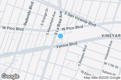 Map image of the property - 1511 S Highland Ave