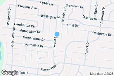Map image of the property - 1537 Teresa Ln
