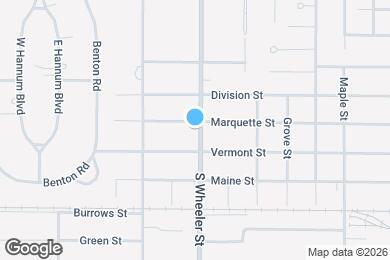 Map image of the property - 607 S Wheeler St