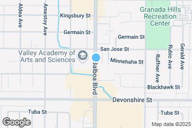 Map image of the property - 10452 Balboa Blvd