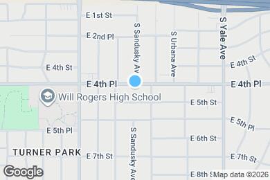 Map image of the property - 4328 E 4th Pl