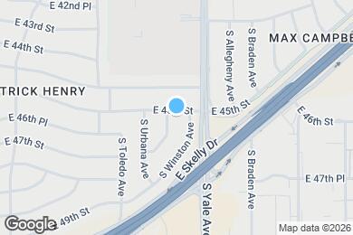Map image of the property - 4710 E 46th St