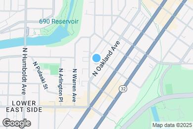 Map image of the property - 1851 N Oakland Ave