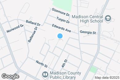 Map image of the property - 423 Laurel St