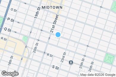 Map image of the property - 1610 22nd St