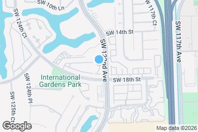 Map image of the property - 12205 SW 16th Terrace
