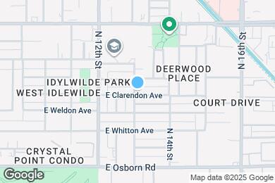 Map image of the property - 1328 E Clarendon Ave