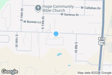 Map image of the property - 1115 W Berkeley Ave