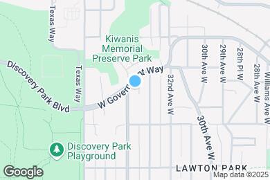 Map image of the property - 4250 34th Ave W