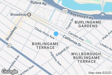 Map image of the property - 950 Chula Vista Ave