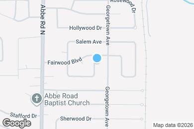 Map image of the property - 887 Jamestown Ave