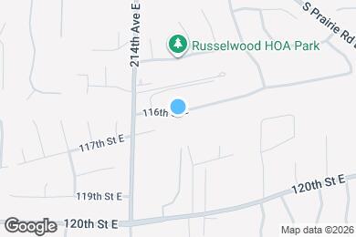 Map image of the property - 21418 116th St E