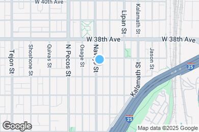 Map image of the property - 3632 Navajo St