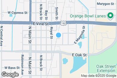 Map image of the property - 509 E Magnolia St