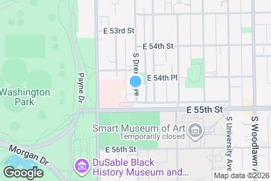 Map image of the property - 5432 S Drexel Ave