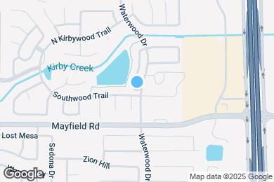 Map image of the property - 2004 Southwood Trail