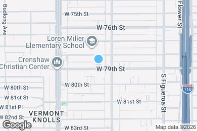 Map image of the property - 833 W 79th St