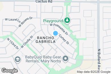 Map image of the property - 14958 W Cameron Dr