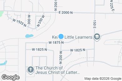 Map image of the property - 202 W 1875 N